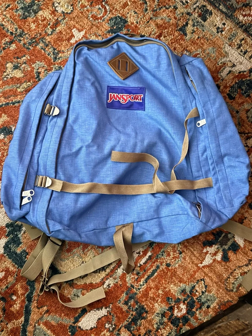 vintage JanSport external ski/daypack